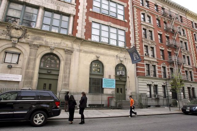 A photo of the front of the Ascension School, a Catholic elementary school on the Upper West Side.